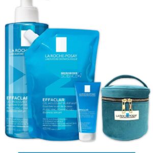 La Roche Posay Yağlı ve Akneye Eğilimli Ciltlere Özel Effaclar Cilt Temizleme Jeli Seti
