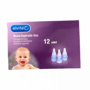 Alvita Nazal Aspiratör 12 Adet Yedek Uç