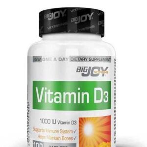 Big Joy Vitamin D3 1000 IU 100 Tablet