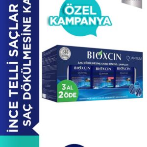 Bioxcin Quantum 3 Al 2 Öde Şampuan Yağlı Saçlar