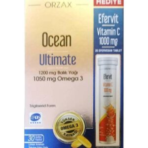 Ocean Ultimate 30 Kapsül & Efervit Vitamin C Hediy