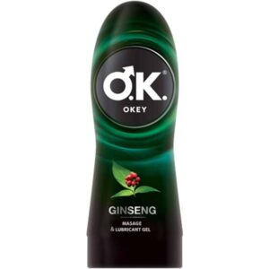 Okey Ginseng Masaj jeli ve Kayganlaştırıcı 200ml