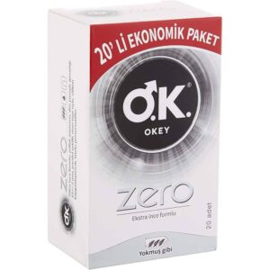 Okey Zero Ekstra İnce Formlu Prezervatif 20li
