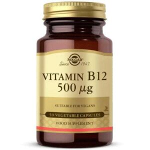 Solgar Vitamin B12 500 mcg 50 Kapsül