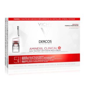 Vichy Dercos Aminexil Clinical 5 21x6ml - Kadınlar için Saç Dökülmesine Karşı Serum
